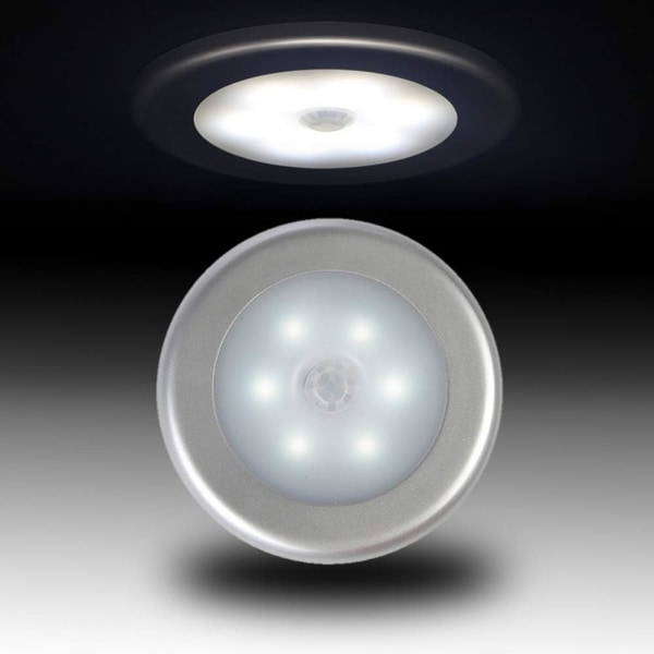 Skåpsbelysning / LED-skåp 6 nattlampor LED rörelsesensor