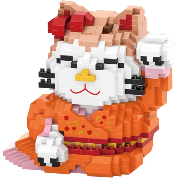 Micro Cat Byggeklodser Kæledyr Mini Byggelegetøj Klodser Bygning b