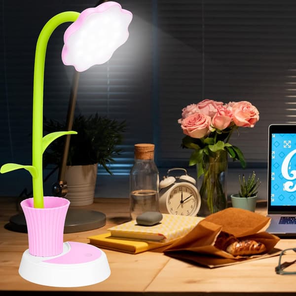 Bordlampe til børn, LED-bordlampe, sengelampe