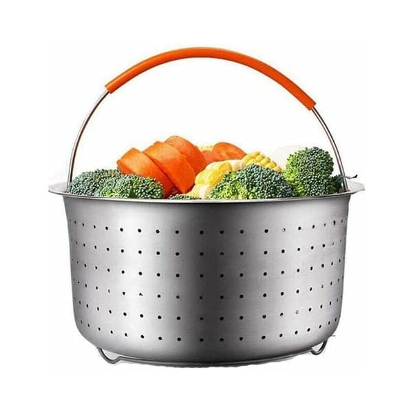1PC Ångkorg, 304 Rostfritt Stål Grönsaksångkorg,