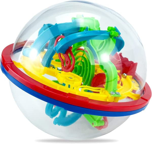 3D Gravity Maze Puzzle Ball Balance Memory Game, 100 Obstacles 3D
