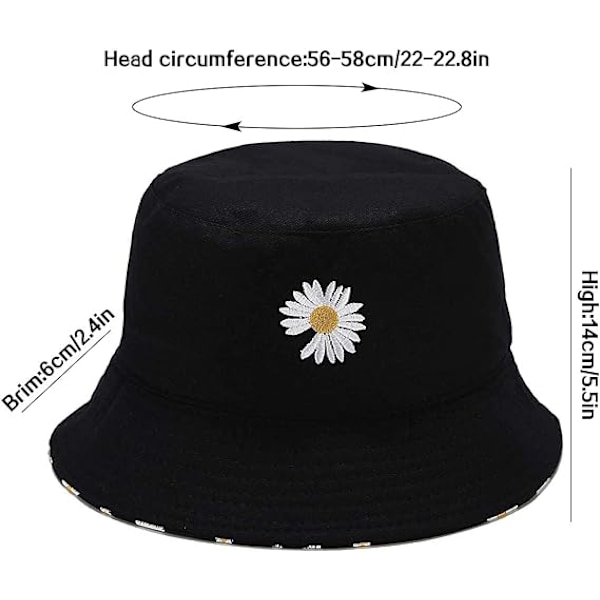 Dame Fiskerhat Solhat Visor Hatte Reversible Foldbar Spand