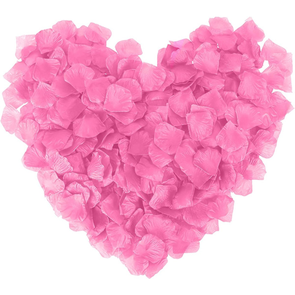 Smaklösa sidenrosblad för bröllop, Alla hjärtans dag, Grattis på födelsedagen