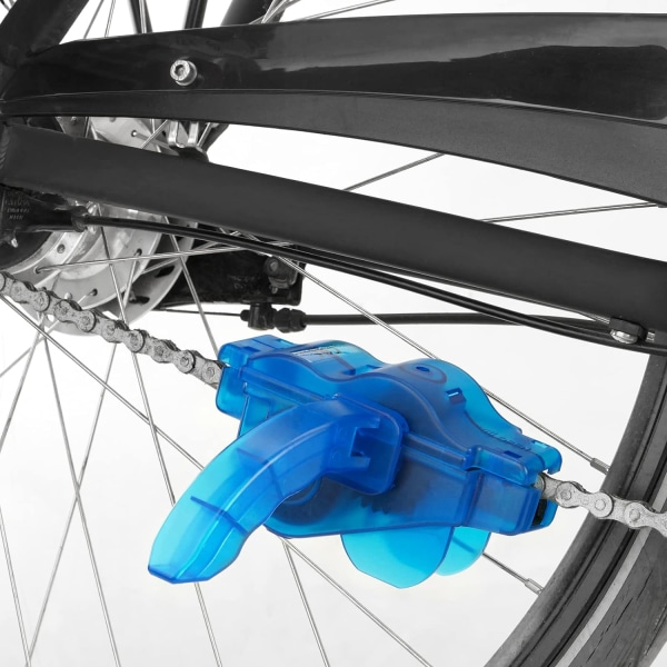 Bärbar cykelkedjetvättset Cykelkedjetvätt Svänghjul Vevarm