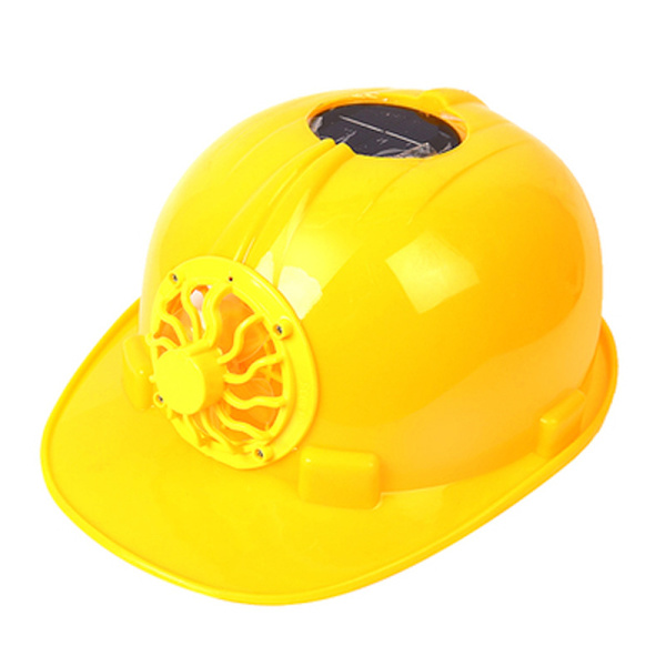 Solcelledrevet sikkerhetshjelm Hard Ventilate Hat Cap Med Kjøling C