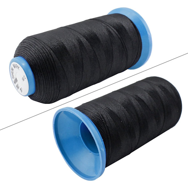 Ekstra sterk nylon overlock sytråd (svart)
