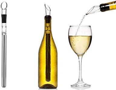Vinscepter Vinkøler med belufter i rustfrit stål - Premium W