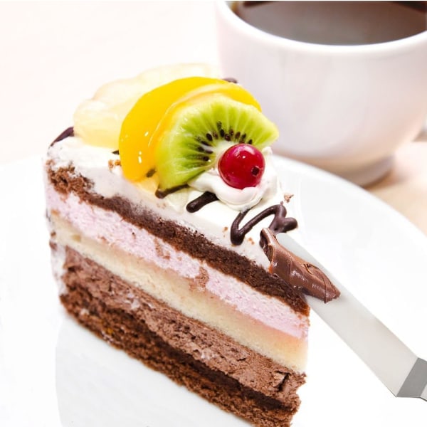 3 Metal Cake Offset Spatula, 15.24cm, 20.32cm ja 25.4cm Frosted