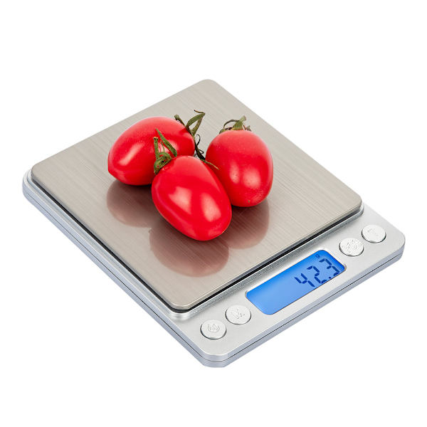 Sølvpræcisionsvægt, 500g/0,01g, Præcisionsvægt 0,01g, Kitche