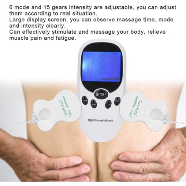 Dual Channel Unit Muscle Stimulator Machine for Pain Relief,