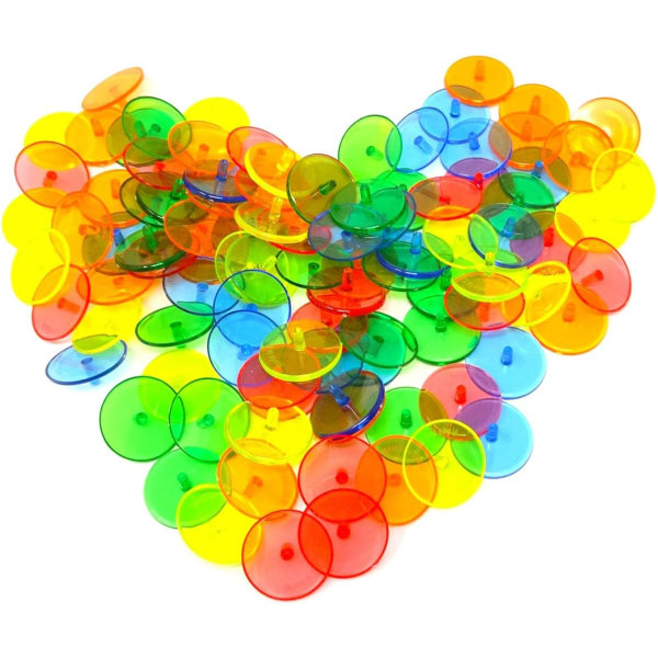 100 kpl muoviset pyöreät kirkkaat golfpallon asentomerkit golfille