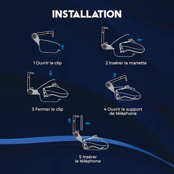 Telefonholder til XBOX One X/S-controller og X/S-serie Kompatibel