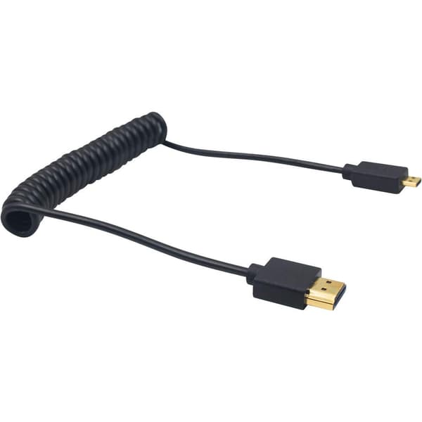 Micro HDMI - HDMI -kierrekaapeli, kierrekaapeli Micro HDMI - HDMI, Ultra