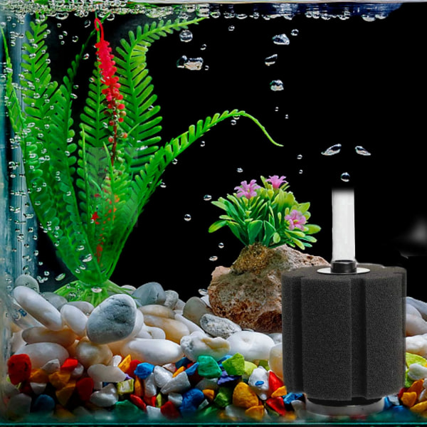 2 st filtermeshskydd, svampfilter akvarieluftfilter, B