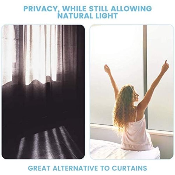 Electrostatic Privacy Film Frosted Window Film 30x200CM UV Protec