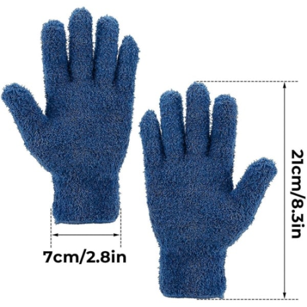 Mikrofiber støv hansker Fleksibel og praktisk støvfri rengjøring