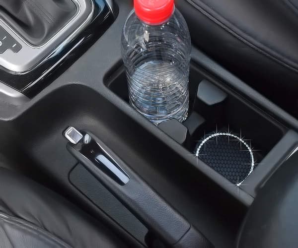 Universal bil skinnende koppholder innlegg coaster bil interiør AC
