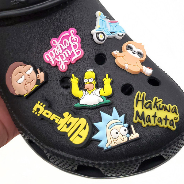 Skoberlocker, för skor, DIY Croc Charms, Söta berlocknålar, Birthda