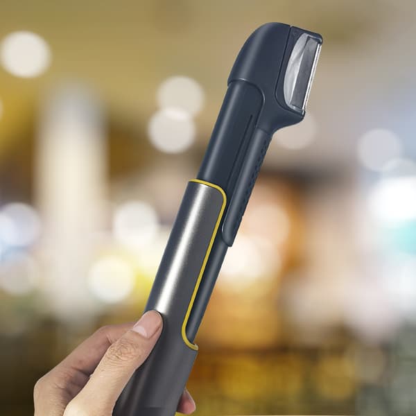 Elektrisk lysketrimmer, utskiftbare bladhoder, vanntett
