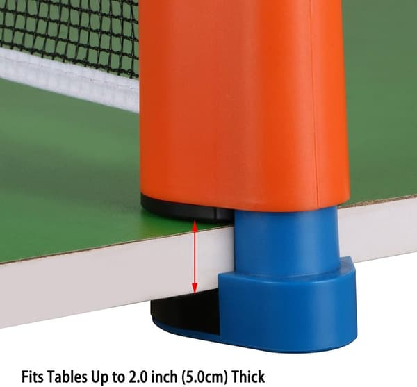 Retractable Table Tennis Net Replacement, Ping Pong Net and Post