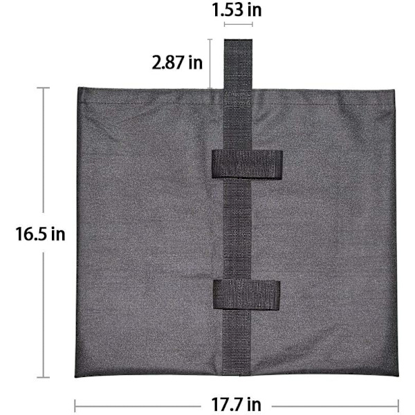 4 stk. Gazebo Sandvægte, Tung Vægt, Industriel Kvalitet, Tung
