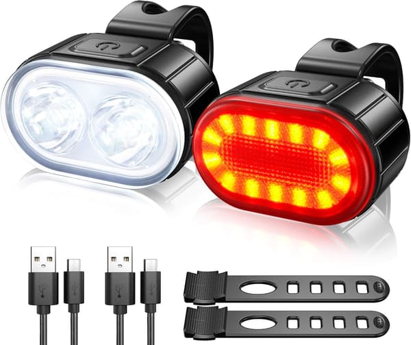 Cykellampset, kraftfullt LED-cykellampset, cykellampa IPX5 Wate