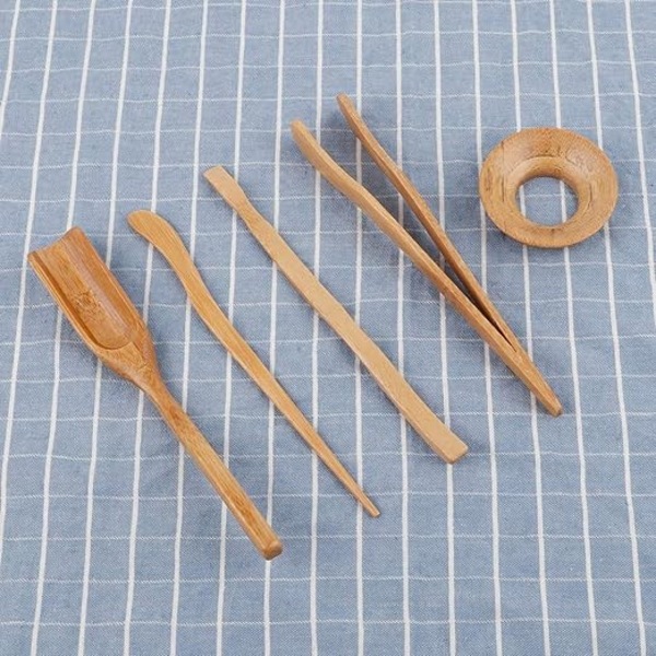 5st komplett bambu- set - tetång, tenål,