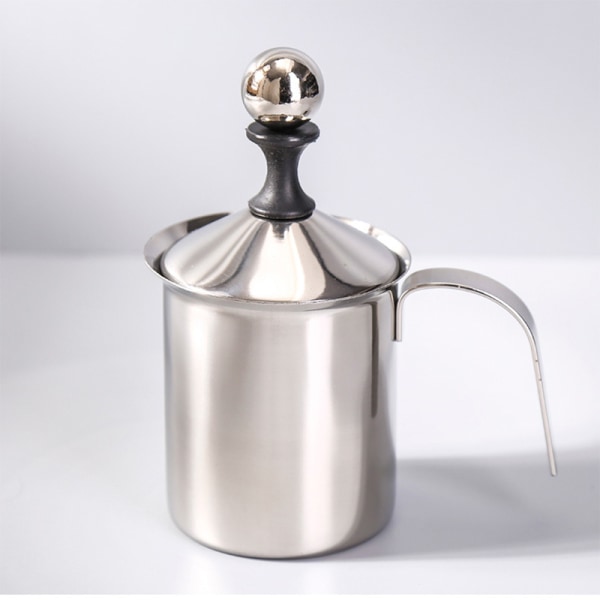 400cc rustfritt stål melkeskummer Håndholdt fancy kaffe