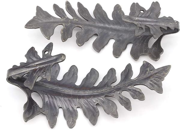 1 par rustikke gardinholdere, dekorative gardinkroker, fe