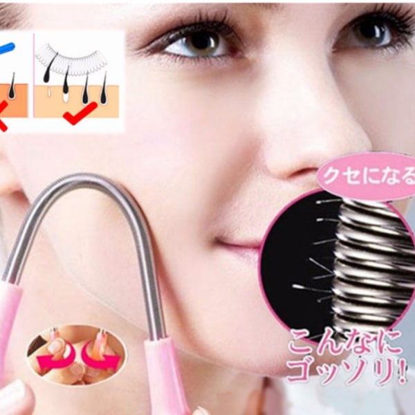 2PCS - Epilator Hair Removal for Face Pink