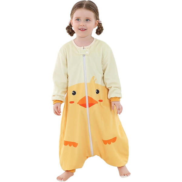Baby Sovepose Sekk Lang Ermet med Fødder Vinter Swaddle Weara