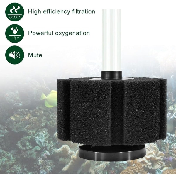 Filterskydd i nät, 1 st akvarieluftfilter, akvariebio
