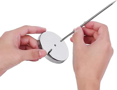 2 stk. regningsgaffel, stangpapirholder pig, rustfrit stål check bil