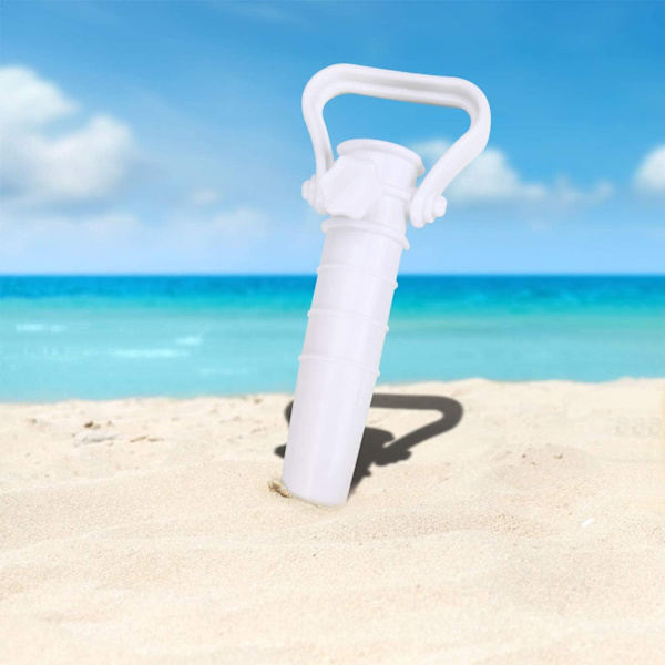 2 stk. Strandparaplyholder Sand eller Jord Paraplyfødder, Skrue-i Sandpropel Strandparaplyfødder, Haveparaplyholder