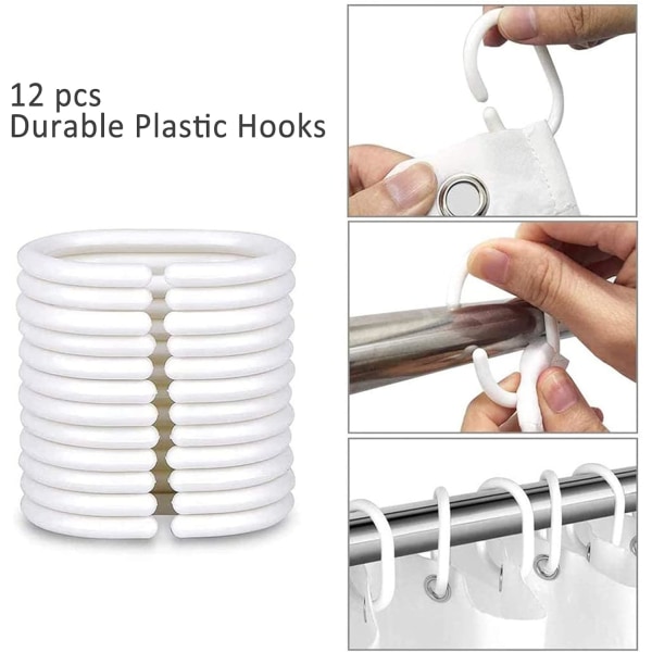 Duschdraperier, tyg duschdraperi foder Ocean duschkabin C