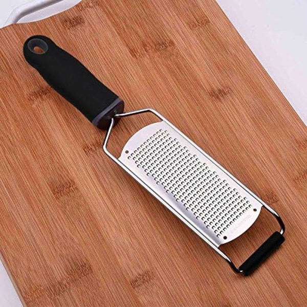 Rustfrit stålost, ergonomisk blødt håndtag citron ingefær