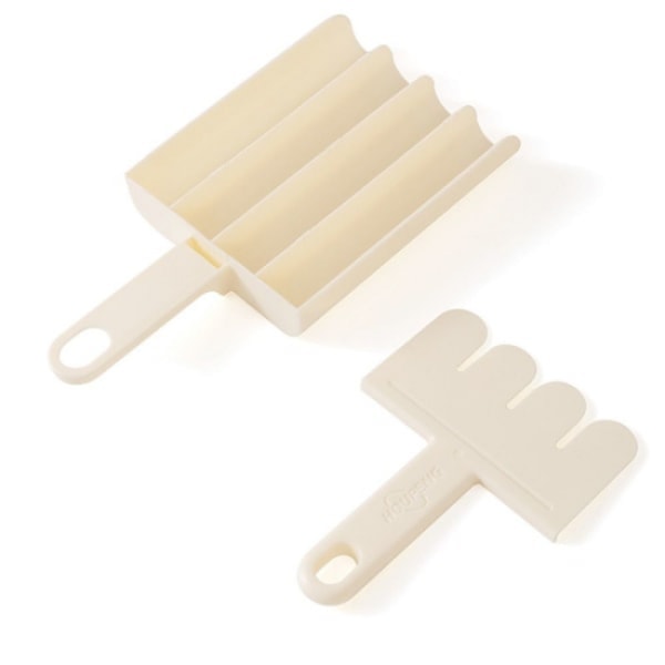 Vit 4-4 Kök Trippel Köttbullemaskin Köttbullssked