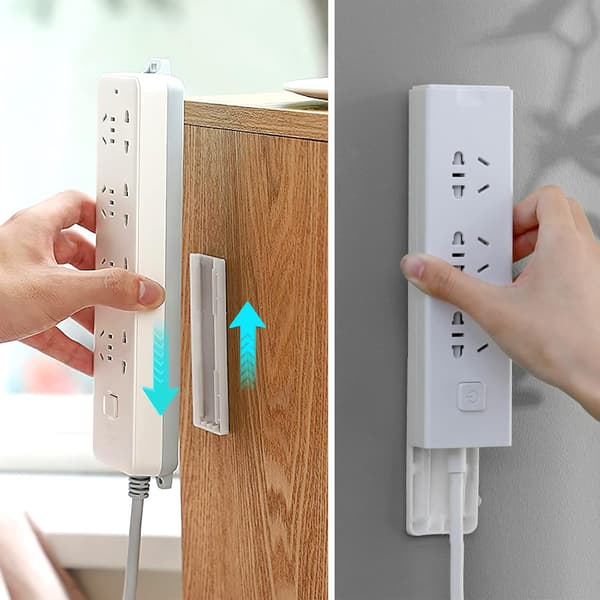 8 kpl rei'ittämätön liimahylsyn pidike, itseliimautuva Power Stri