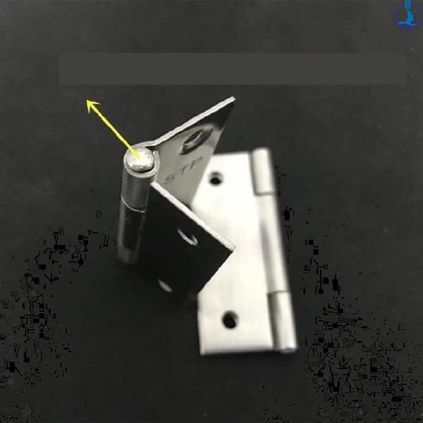 10 stk. rustfrit stål hjemmemøbler hardware dørhængsel lang 56c