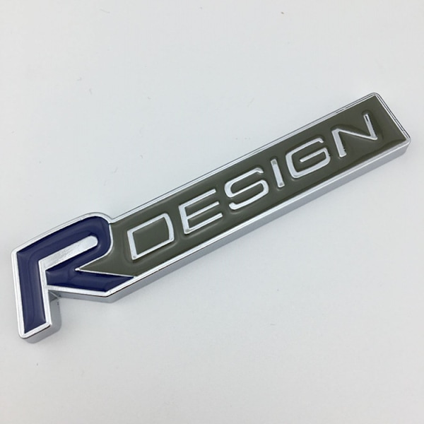 Volvo R Design Blå Sølv Grill Emblem Xc60 V70