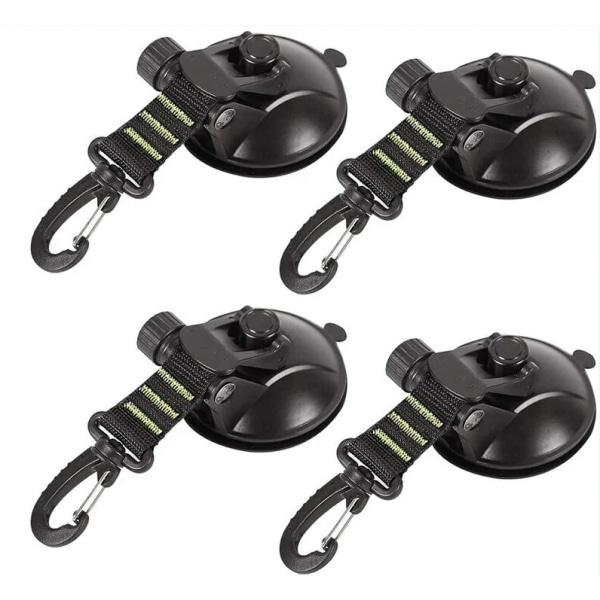 4 Pack Anchor Suction Cups with Suction Cup Attachment for Car, C