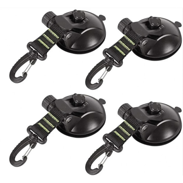 4-pack Ankar Sugproppar med Sugproppsfäste för Bil, C