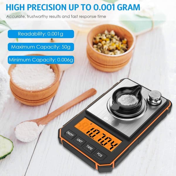 Orange Precision Balans, 50g/0.001g, Precision Balans 0.0