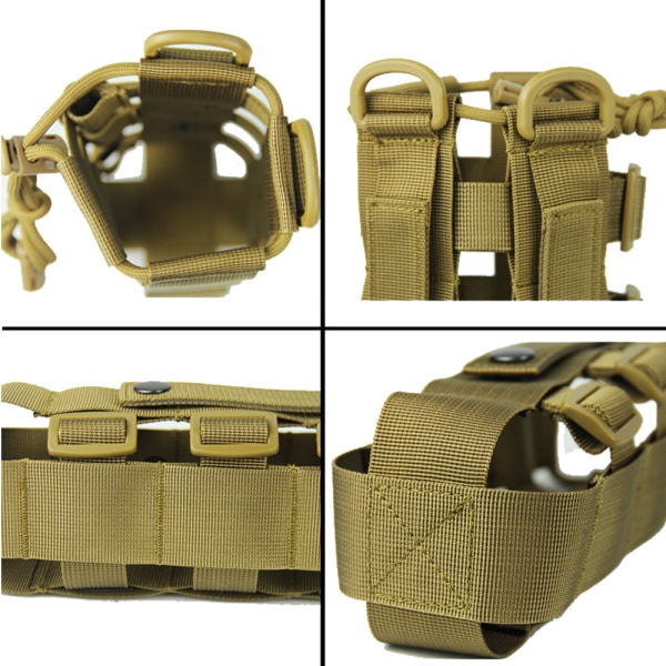Vattenflaskhållare, Uppgraderad Nylon Tactical Molle Vattenflaska P