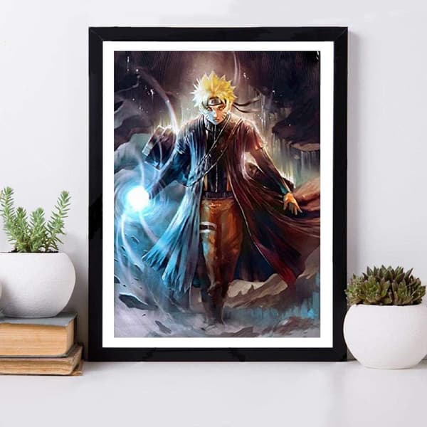 30*40CM 5D Diamantmaleri Kits til Voksne, Naruto Diamantmaleri