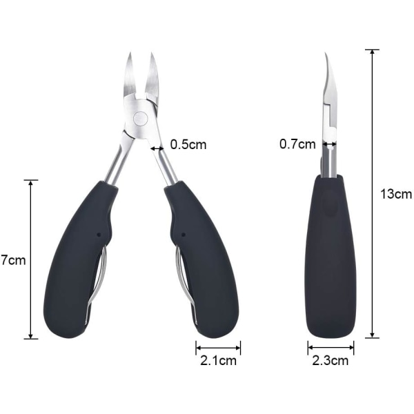 Nageltång, precision nagelklippare professionell tånagelsax f