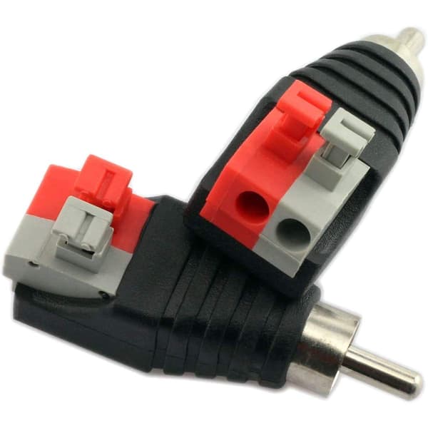 10 kpl RCA-kaiutinjohdinsovitinta Subwoofer-kaiutin Phono RCA Mal