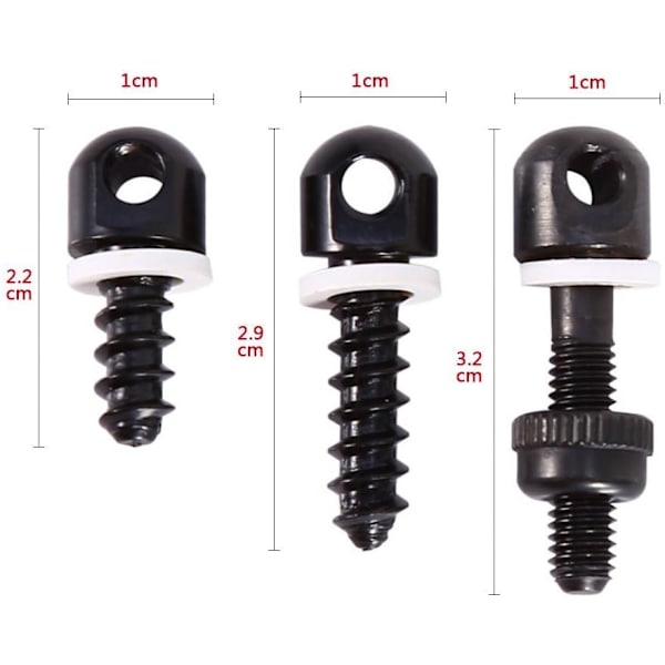 Skruesæt til rifler og rifler Swivel Sling Mount, Sling Swivel