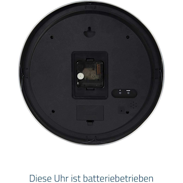 AK-15 Stor analog vægur uden tikkende støj, diameter 30 cm