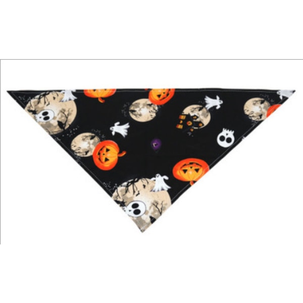 Halloween Hunde Bandanas, 3 Pak Græskar Reversible Hunde Bandanas Tri